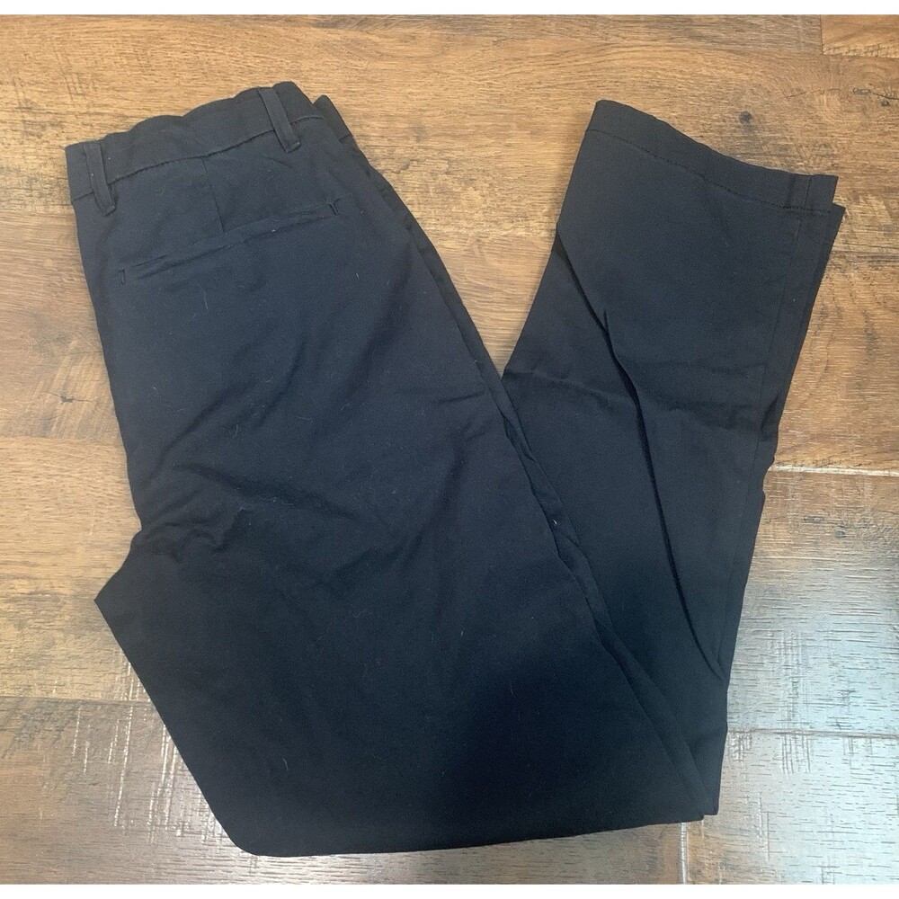 GoodThreads Men's Slim-Fit Tech Flat Front Chino Pant Black 28x30